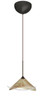 Besa - 1XC-181305-LED-BR - One Light Pendant - Hoppi - Bronze
