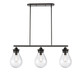 Innovations - 414-3I-BK-8SDY-LED - Three Light Island Pendant - Matte Black