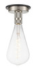 Innovations - 431-1F-BSN-BB-125-LED - One Light Flush Mount - Restoration - Brushed Satin Nickel