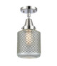 Innovations - 447-1C-PC-G262 - One Light Flush Mount - Caden - Polished Chrome