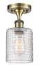 manufacturer_finish:Antique Brass|manufacturer_glass:Clear Basket Weave Cobbleskill
