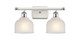 Innovations - 516-2W-WPC-G411 - Two Light Bath Vanity - Ballston - White Polished Chrome