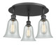 Innovations - 516-3C-BK-G2812 - Three Light Flush Mount - Downtown Urban - Matte Black