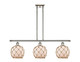 manufacturer_finish:Polished Nickel|manufacturer_glass:White Farmhouse Glass with Brown Rope