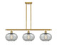 Innovations - 516-3I-SG-G247-LED - LED Island Pendant - Ballston - Satin Gold