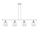 Innovations - 516-4I-WPC-G362-LED - LED Island Pendant - Ballston - White Polished Chrome