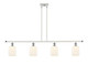 Innovations - 516-4I-WPC-G559-5GWH - Four Light Island Pendant - Ballston - White Polished Chrome