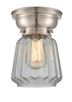 manufacturer_finish:Brushed Satin Nickel|manufacturer_glass:Clear Chatham|light_output:220.00lm|color_temperature:2200K|cri:99