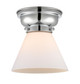manufacturer_finish:Polished Chrome|manufacturer_glass:Matte White Cased Large Cone