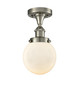 manufacturer_finish:Brushed Satin Nickel|manufacturer_glass:Matte White Cased Beacon