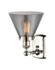 manufacturer_finish:Polished Nickel|manufacturer_glass:Light Smoke Large Cone