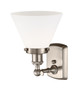 manufacturer_finish:Brushed Satin Nickel|manufacturer_glass:Matte White Cased Large Cone