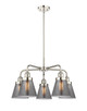 manufacturer_finish:Polished Nickel|manufacturer_glass:Light Smoke Small Cone