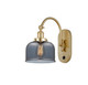 manufacturer_finish:Satin Gold|manufacturer_glass:Light Smoke Large Bell|light_output:600.00lm|color_temperature:2700K|cri:82