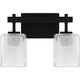 Brenthouse Two Light Bath in Matte Black (10-BTH8613MBK)