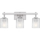 Quoizel - BTH8622BN - Three Light Bath - Brenthouse - Brushed Nickel