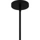 Cleo One Light Pendant in Matte Black (10-CEO1812MBK)