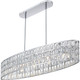 Gibson Five Light Linear Chandelier (GIB54)