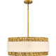 Kate Five Light Pendant in Brushed Gold (10-KAT2824BRG)