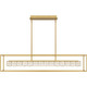 Dazzle LED Linear Chandelier in Soft Gold (10-PCDZ148SGD)