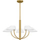 Penley Five Light Chandelier in Brushed Gold (10-PNY5028BRG)