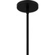 Hollis One Light Pendant in Matte Black (10-QMP6806MBK)