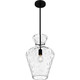 Hollis One Light Pendant in Matte Black (10-QMP6806MBK)