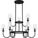 Quoizel - VSC5036MBK - Nine Light Chandelier - Viscount - Matte Black