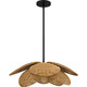 Willa One Light Pendant in Matte Black (10-WLL2822MBK)
