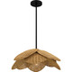 Willa One Light Pendant in Matte Black (10-WLL2822MBK)