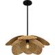 Willa One Light Pendant in Matte Black (10-WLL2822MBK)
