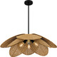 Willa Four Light Pendant in Matte Black (10-WLL2830MBK)