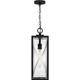 Zarah One Light Outdoor Hanging Lantern in Matte Black (10-ZAR1907MBK)
