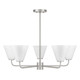 Blair Five Light Chandelier (1-4015-5-SN)