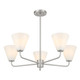 Blair Five Light Chandelier (1-4015-5-SN)