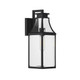 Emery One Light Outdoor Wall Lantern (5-605-BK)