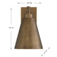 Ryder One Light Outdoor Wall Lantern (5-806-DS-273)