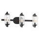 Holton Three Light Bathroom Vanity (8-3024-3-BK)