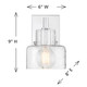Dover One Light Wall Sconce (9-1030-1-11)