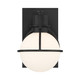 Pierce One Light Wall Sconce (9-1060-1-BK)