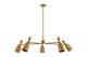 Troy Lighting - F4050-PBR - LED Chandelier - Spade - Patina Brass