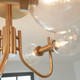 Verne Six Light Semi-Flush Mount (EF1036BBS)