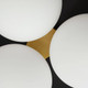 Glaze Three Light Flush Mount (GADFC02)
