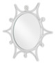 Sabina Round White Mirror Mirror (1000-0096)