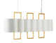 Chaunce Rectangular Chandelier Seven Light Chandelier (9000-0633)