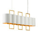 Chaunce Rectangular Chandelier Seven Light Chandelier (9000-0633)