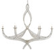 Firebird Silver Chandelier Six Light Chandelier (9000-0725)