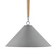 Currey and Company - 9000-0732 - One Light Pendant - Hiroshi Gray/Sugar White/Washed Wood