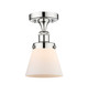 manufacturer_finish:Polished Chrome|manufacturer_glass:Matte White Cased Small Cone