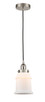 manufacturer_finish:Brushed Satin Nickel|manufacturer_glass:Matte White Large Canton|light_output:600.00lm|color_temperature:2700K|cri:82